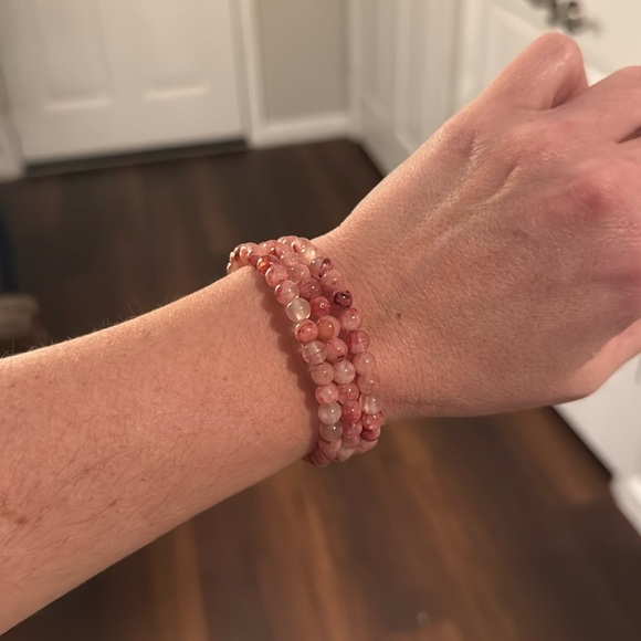 Jewelry - Wrap Pink beaded bracelet
